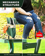 KVR Garden Bench for Kneeling and Sitting Foldable Garden Kneeler and Seat Heavy Duty, Gardener Gifts Ideas for Women Mom Grandma - Image 5