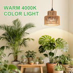 Hanging Plant Light, 30W Full Spectrum Plant Growth lamp，4000k Plant Light, Suitable for Potted Plants, Tall Green Leafy Plants, with Timer - Image 2