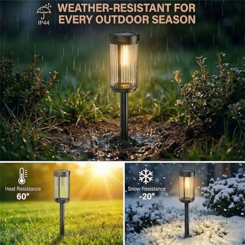 Sparkblaze Solar Garden Lights Outdoor, 12 Pack, Warm White - Image 5