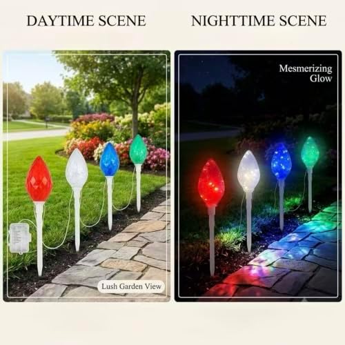 Christmas Pathway Jumbo C7 Set of 4 - Image 4