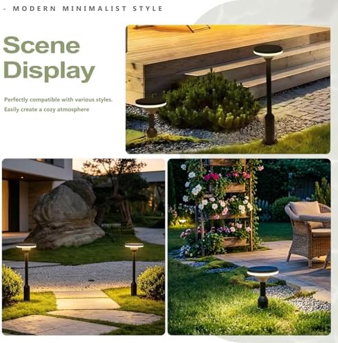 Landscape Path LightsAluminum Outdoor Bollard Lights Modern Pathway Lamp IP65 Waterproof 3000K Luxury LED Lighting for Commercial Garden Walkway Lawn Lamp - Image 7
