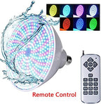 Astra Depot 2pcs Swimming 468-LED RGB Pool Light Bulbs AC 120V 45W Waterproof Color Splash 12 Modes for Inground Pool Aquarium Fountain Pond E27 Socket - Image 4