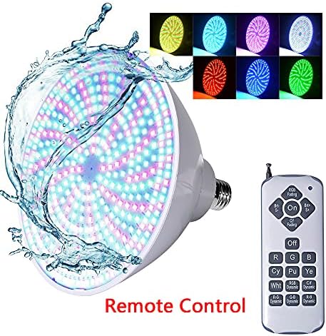 Astra Depot 2pcs Swimming 468-LED RGB Pool Light Bulbs AC 120V 45W Waterproof Color Splash 12 Modes for Inground Pool Aquarium Fountain Pond E27 Socket - Image 4
