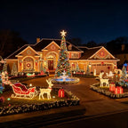 Toodour Solar Christmas Lights Outdoor, 2 Packs Solar String Lights - Image 3