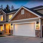 17" Large Outdoor Wall Lights for House 2-Pack, Matte Black - Image 3