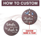 Personalized Wind Chimes Butterfly Memorial Gifts - Image 2