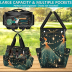 Ballet Dancing Garden Tool Bag Organizer Heavy Duty Ballet Dance Theme Gardening Tote Bag with 10 Pockets for Women Men Gardening Gifts - Image 4