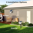 nipify Solar Spot Lights Outdoor, Solar Powered Waterproof Spotlight - Image 3
