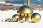 35cm/13.8 inch Diameter Gazing Globe Mirror Ball,Gold Golden Stainless Steel Polished Reflective Smooth Garden Sphere,Colorful and Shiny Addition to Any Garden or Home - Image 6