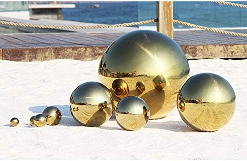 15 inch Diameter Gold Golden Gazing Ball,Gold Golden Stainless Steel Polished Reflective Smooth Garden Sphere Globe Mirror,Colorful and Shiny Addition to Any Garden or Home - Image 6