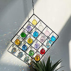 Colorful Crystal Prisms Ball Hanging Pendant Ornament Window Home Decor Suncatcher - Image 3