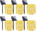 Solar Fairy Lights, 6 Pack Total 600LED 216FT Waterproof String Lights by SANJICHA
