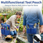Garden Kneeler and Seat Heavy Duty Wider Thicker Kneeling Pad Stool Grey - Image 3