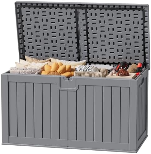 JUMMICO HDPE 250 Gallon Deck Box Double-Wall with Divider by JUMMICO