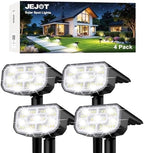 JEJOT Solar Spot Lights Outdoor Waterproof, Solar Spotlights, 4 Pack by JEJOT
