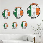 Personalized Irish Metal Sign, Ireland Celtic Shamrock Hanging Sign Welcome Outdoor Porch, Custom Name Wall Fence Patio Yard Home Office Decor, Birthday, St. Patrick’s Day Gifts - Image 4