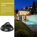 STAHAD 4pcs In-ground Solar Powered Lights with Colorful Light for Pathways - Image 3