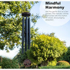 Vanquer Large Wind Chimes for Outside Deep Tone - 46'' Wind Chimes Outdoor Clearance, Memorial Windchimes, Sympathy Gift, Outdoor Décor, Patio, Home Décor, Vintage Black (46" Tree of Life) - Image 6