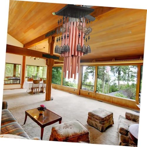 Metal Aluminum Tube Wind Chime, Copper Vintage Garden Pendant for Home Xmas - Image 5
