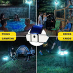 Bell+Howell 2 Pk Bionic Solar Flood Lights Outdoor Motion Sensor - Image 6