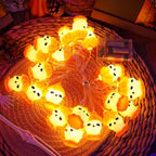 CAKERS Creative Halloween Fairy Lights|Warm White Light Novelty String Lights|Led Hanging Copper Wire Lights|Night Lamps for Party Home Office Decor,E,6.5m(21.3ft)-30LED-Solar - Image 3
