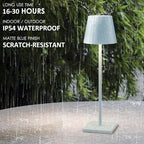 Cordless Table Lamp 5000mAh LED Rechargeable Lamp Blue, 2-Pack - Image 5