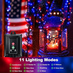 2 Pack Solar String Lights Outdoor Waterproof, 16FT 240LED Outdoor Lights - Image 5