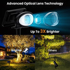 IP67 Solar Lights Outdoor Waterproof, 2CCT & RGB Landscape Lights, 4 Pack - Image 2