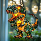 Cute Chibi T-rex Acrylic Suncatcher by AVAGAN