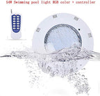 LOYALHEARTDY 12V 54W Color Changing Led Pool Light, 11.6 inch Submersible Led Light Underwater Pool Lights with Remote Controller Pond Light Swimming Pool Lights for Inground Pool IP68 Waterproof - Image 4