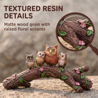 3Pcs Fairy Garden Accessories, Miniature Garden Ornaments Micro Landscape Decorations Owl Signs, Bridges, Owl Branches Set for DIY Terrarium Potted Plants Dollhouse Desk Decor(Branches Set) - Image 4