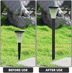 Uonlytech 8 Sets Pathway Extension Garden Solar Plastic Ground Outdoor Landscaping Spike Spikes Connectors Part for Lights Stakes Patio Tube Replacement Landscape Yard Light Torch with - Image 3