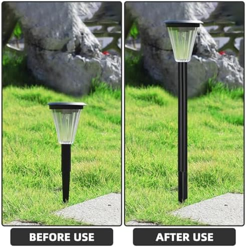 Uonlytech 8 Sets Pathway Extension Garden Solar Plastic Ground Outdoor Landscaping Spike Spikes Connectors Part for Lights Stakes Patio Tube Replacement Landscape Yard Light Torch with - Image 3