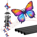 Butterfly Wind Chimes for Outside,Metal Chimes,Butterfly Gifts for Women by HUVNSOCH