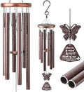 33" Metal Memorial Wind Chimes, for Family and Friends by YLYYCC