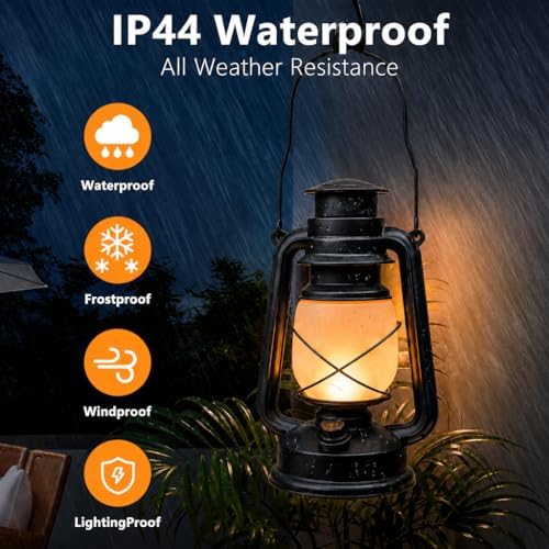 Wallsky Battery Operated Lanterns Decorative Indoor with Remote Control - Image 3