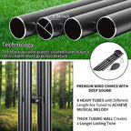 Large Wind Chimes Outside Deep Tone,44" Memorial Wind Chimes Outdoor with 4 Heavy Tubes Soothing Melody Sympathy Gift for Mom Patio Hanging Decor - Image 4