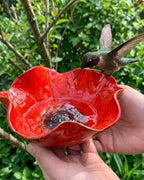 Handmade Flower Garden Stake Decorative,Metal Bee Watering Station Bird Bath Bowl,Mini Small Grace Outdoor Butterfly Pollinator Water Features Sculptures and Decor Wildflower Wildflower for Outside - Image 5