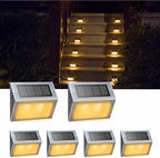 XLUX Warm White Solar Lights for Deck Step Fence Post, SST Housing, 6 Pack by %EF%BC%B8%EF%BC%AC%EF%BC%B5%EF%BC%B8