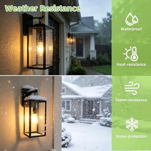 hykolity 18 Inch Outdoor Wall Light, Waterproof Lighting for House Exterior - Image 3