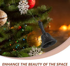 2pcs Cast Iron Handheld Bell Vintage Hand Shaking Bell Xmas - Image 7