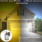 GRUENLICH Outdoor Wall Light Fixture Dusk to Dawn, PIR Motion - Image 5