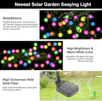 Solar Firefly Lights Outdoor Multicolor Swaying Garden Decor 6 PK - Image 4
