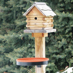 Farm Innovators BD-75 All-Season 3-in-1 Outdoor 14-Inch Heated Birdbath with 3 Mounting Options, 75 Watts, Terracotta (4 Pack) - Image 5