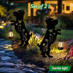 Yorkie Gifts for Women,Dog Solar Lights Outdoor Pathway Yard Garden Stakes - Image 7