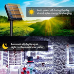 SyouHome Solar String Lights Outdoor, 4 Pack 400 LED Solar Christmas Lights - Image 3
