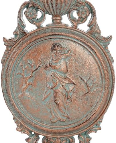 Sungmor Copper Cast Iron Wall Plaque -Classical Lady Relief in French Style - Image 5