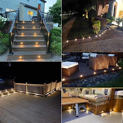 FVTLED Low Voltage LED Deck Light, 30pcs Φ1.22 Recessed Warm White - Image 4
