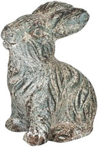All Chic Bunny Decor Garden Statue Cement Rabbit Statue for Home Garden Indoor Outdoor Statues for Yard,Front Yard Decor,Easter Rabbit Figurines（Blue） - Image 6
