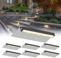 HIBOITEC Hardscape Lighting Low Voltage 7 Inch Retaining Wall Lights 6Pack by HIBOITEC